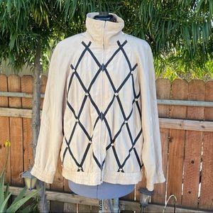 La Perle Vintage Silk Jacket size M